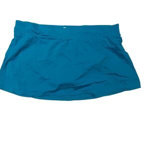 #4701 VTG Jacklyn Smith blue bathing suit skirt size 14